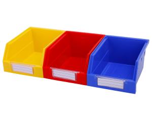 Eco-Friendly Plastic Storage Crates Industrial Stacking Customized Color PP Shelf Bin