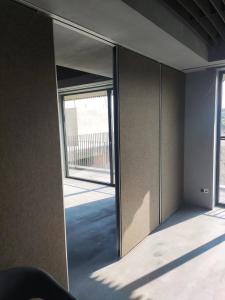 Quality Manually MDF Operable Wall Partitions , Office Divider Partitions for sale
