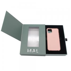China Custom Printed Paper Luxury Drawer Slide Mobile Cell Phone Case Packaging Boxes on sale