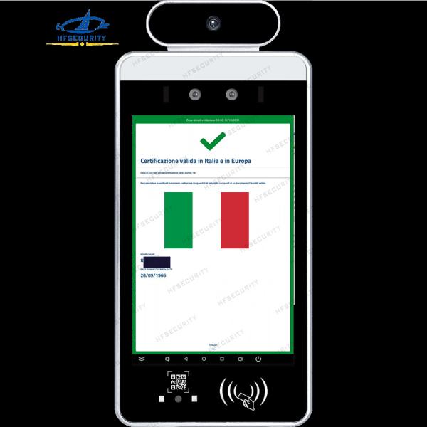 Buy HF80C Italy Verificy C19 Health Code Scan Device Face Recognition  Health Code Scan Device at wholesale prices