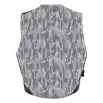 Reversible Design Neoprene Impact Vest With Front Zip Strategic Armhole Size