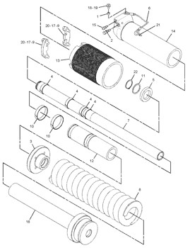 2146066 Ring Piston Top Cylinder Liner 7T-5351 Engine 214-6066 Ring 7T5351 Piston