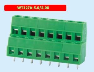 Quality Double - Layer PCB Terminal Block Spacing 5.0/5.08 Mm Plastic Terminal Block for sale