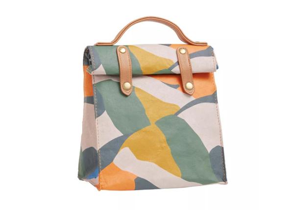 Buy Leakproof Portable Canvas Cooler Bag , Reusable Canvas Insulated Tote at wholesale prices