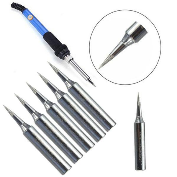 Copper 900M-T-I 80W 0.2mm Conical Soldering Iron Tips