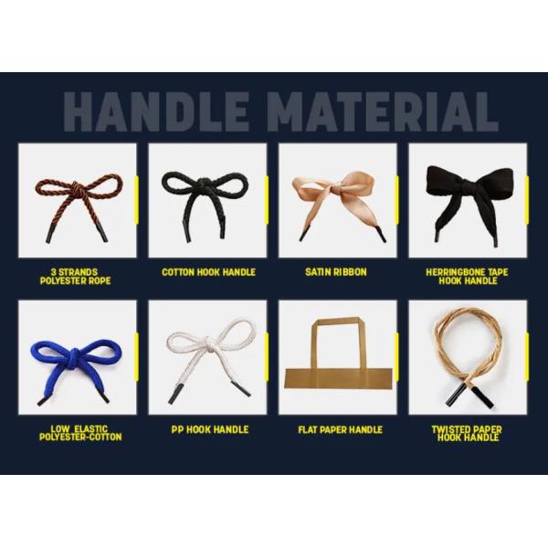 Recyclable Stone Paper Bag 100% Tree Free Customized with handle