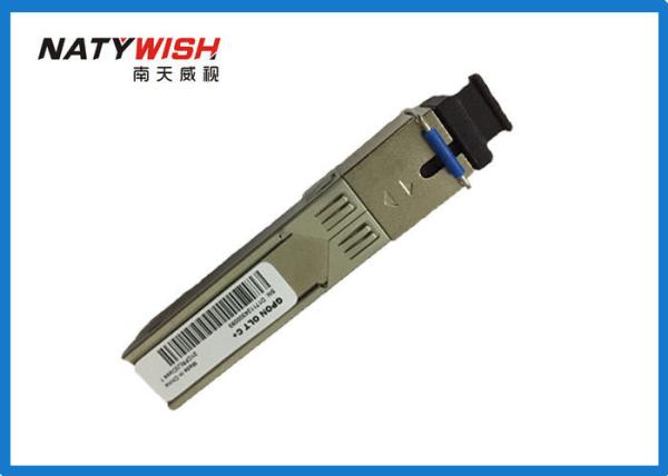 GPON OLT C+ Fiber Optic SFP Module Data Rate Unsymmetrical Tx 2.488Gbps Rx 1