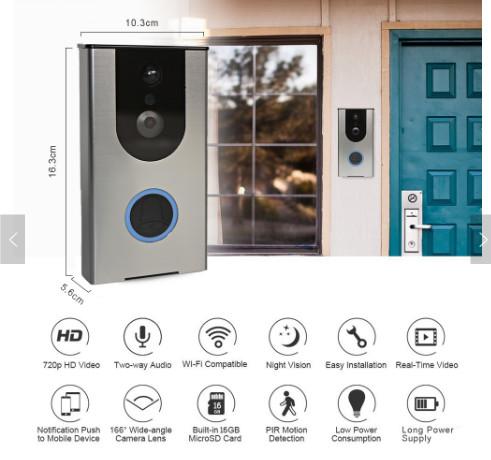 Buy Wireless Doorbell Kit- Wireless Door Chime w/ Voice Message Function, Stylish Wireless Chime kit with Up to 1000Ft Opera at wholesale prices