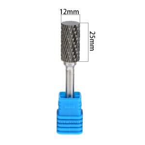 China A/B/C Type Pointed 6mm Shank Carbide Cylindrical Rotary File For Wood Cutting on sale