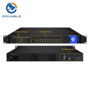 China IP Protocol Converter To Multi Channel RF Modulator QAM DVB - T ISDB - T Output COL5416P on sale