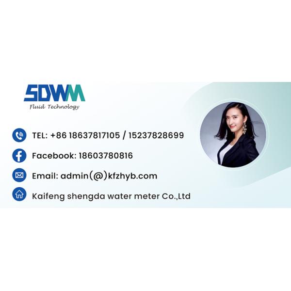 RF IC Card Intelligent Prepaid Water Meter with Software