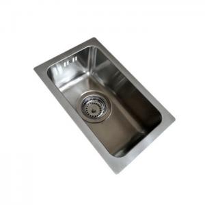 China Single Basin Corner Kitchen Bathroom Sinks Stainless Steel With Drainer Water Tube on sale