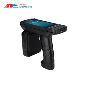 Quality QR Code RFID Tracking Inventory Reader 18000-6C Protocol UHF Collector Handheld Scanner Barcode Collecting Machine for sale