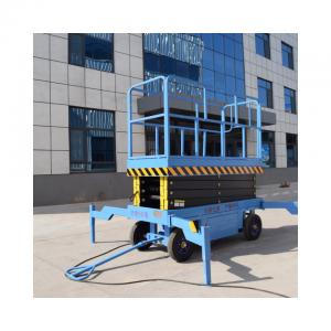 Quality Portable 8-14m Electric Self-propelled Mobile Aerial Working Platform double Mast Vertical Lift Table for sale