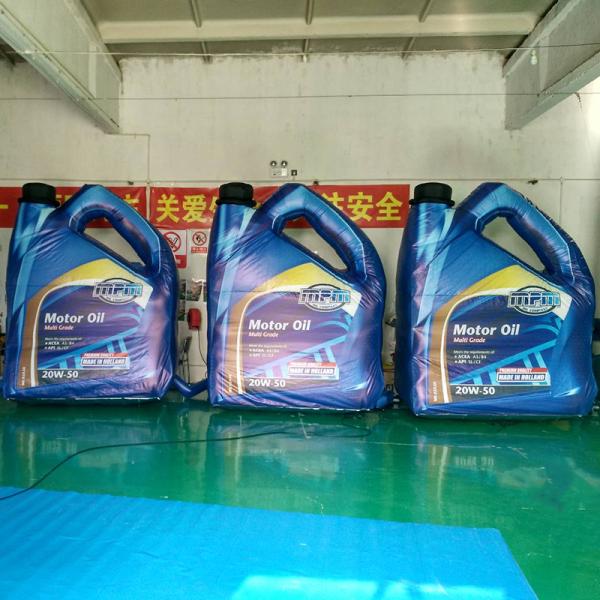 Customized Giant Lubricating oil kettle Advertising inflatable for promotion motor oil bottle model