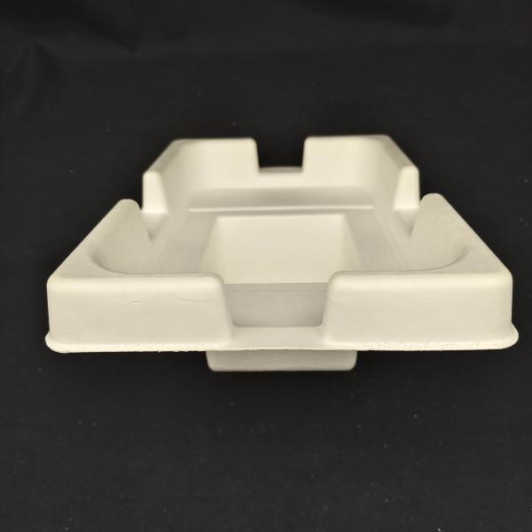 The high-end electronic product, the on-board computer's pulp-molded embedded packaging base, is shockproof and drop-proof, which is manufactured by