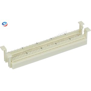Quality Cream White Horizontal 110 Wiring Blocks Telecommunication 50 Pair for sale