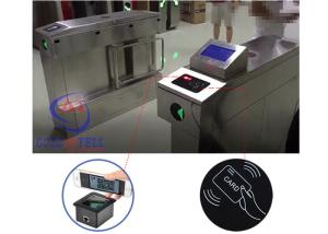 Quality infrared automatically turnstile mechanism barcode reader swing hidden gate barrier for student access for sale