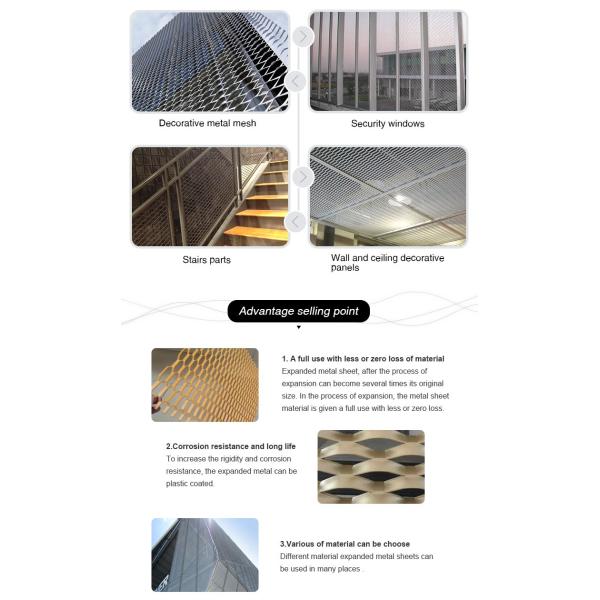 Architecture Expanded Aluminum Sheet Mesh