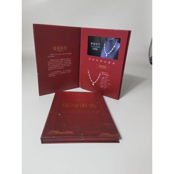 5 Inch Digital Video Book LCD Screen Advertisement With Rechargeable Battery