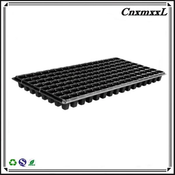 105 Cavity PS 1mm Plastic Seedling Tray 5cm Deep Vegetable Growing Trays