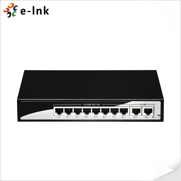 Buy 2 Port 100BASE T PoE Ethernet Switch Uplink Port Support auto MDI MDIX at wholesale prices