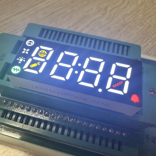 Multicolour 4 Digit 7 Segment LED Display Common Anode for Refrigerator Control