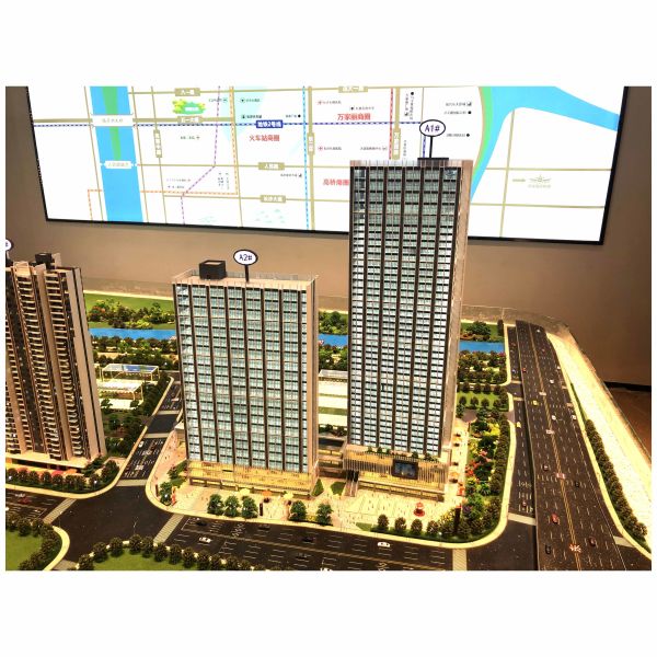 Eco Friendly Residential Model Urban Low Rise Housing Real Estate Customized Home Model Architectural Diorama Residential Community