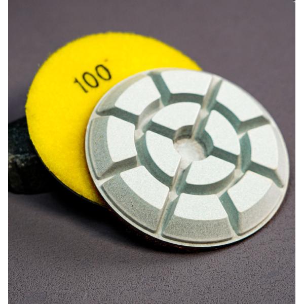 High Working Efficiency Diamond Abrasive Disc for Concrete Fine Grinding in Dark Gray