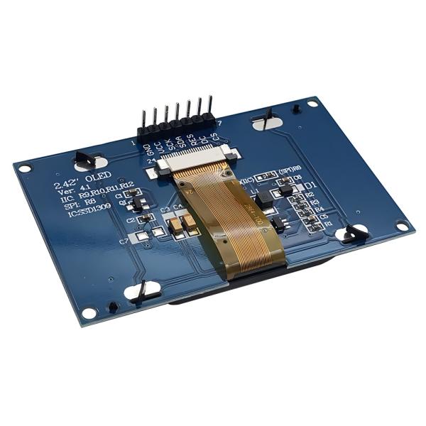2.42-inch 7-pin SPI Interface OLED Control Board SSD1309/SPD0301 Driver IC