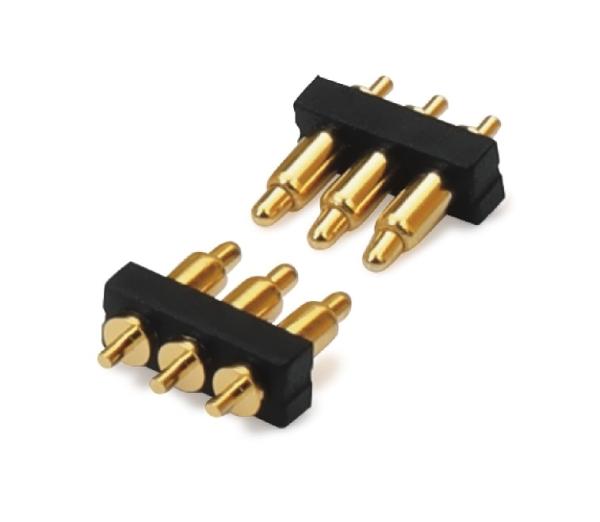 Buy Custom 2.54mm Dip Type 3pin H1.5mm Pogo Pin connector for spring pin connector at wholesale prices