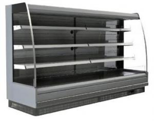 China Remote Semi Vertical Cake Display Case Refrigerated Bakery Display Case on sale
