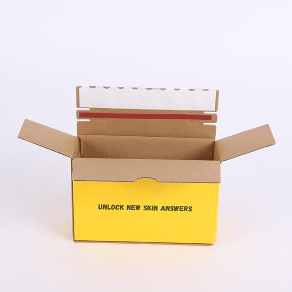 Litho Printing Recyclable Corrugated Cardboard Boxes Spot UV
