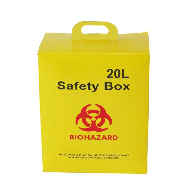 15L Biohazard Disposal Container Customized Logo Needle Collection Box sharp box packaging boxes