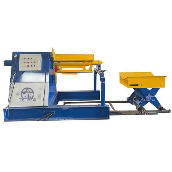 high performance Roll Forming Machine Parts 3T 5T Manual Decoiler