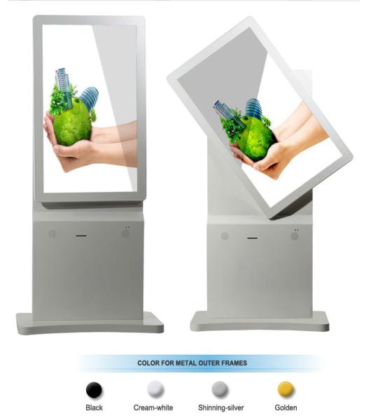 Buy 42"  Interactive Lcd Standing Pc Display Screen Touch,rotating screen with G-Sensor at wholesale prices