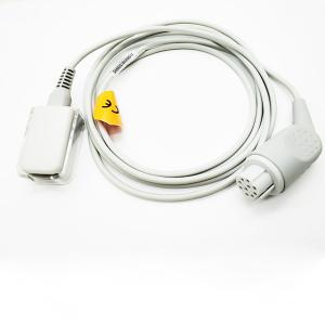 Quality 2.2m Datex Spo2 Sensor Cable , Compatible Nellco Reusable Spo2 Sensors for sale