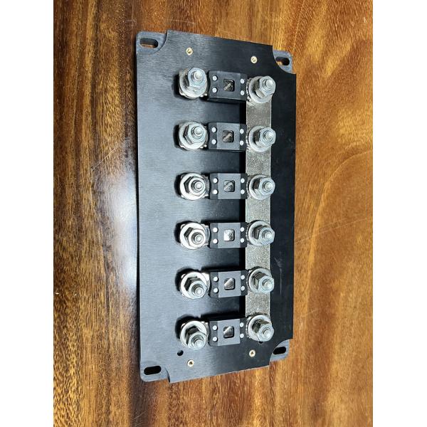 6 Way Blue Sea Bussmann Automotive Marine Bolt On Mega Fuse Block With Transparent Cover