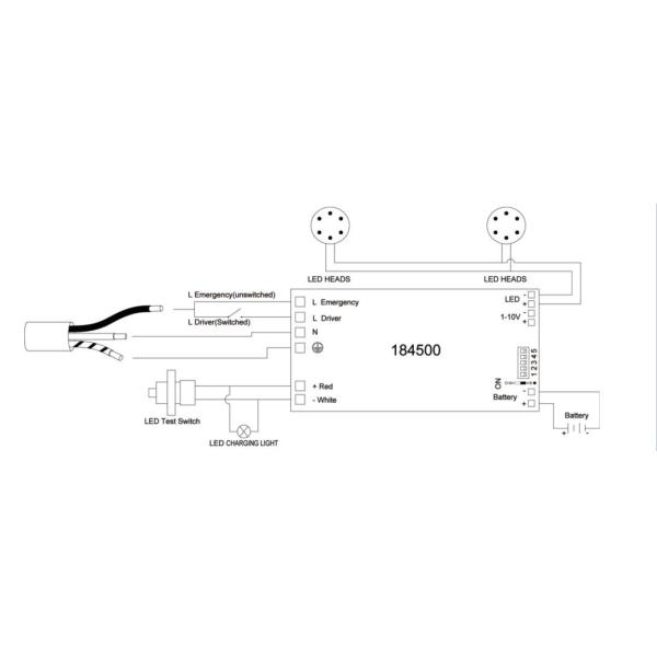 Waterproof IP66 LED Exit Emergency Light