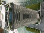 Customized Acrylic Architecture Model With Warm LED Light Rendering Color