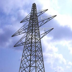 China Rust Protection Lattice Transmission Tower , 500 KV Transmission Tower on sale