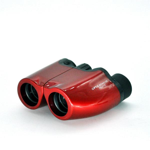 Shock Resistance Handheld Binoculars 8x21 Chromatic Color Telescope With Red Pearl Varnish