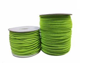 China 8mm Round Elastic Cord String Elastic Rope With Hook Coated Finishing on sale