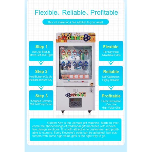 110 - 240V Prize Vending Machine , 140w Game Center Children'S Arcade Machines