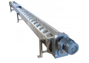 China 10T Feed Steel Screw Auger Conveyor For 200T Rice Milling Plant on sale