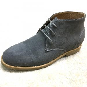 Quality Fancy Suede Material High Top Casual Shoes , Mens Lace Up Casual Shoes for sale