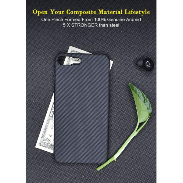 Non Slippery iPhone 8 Plus Aramid Fiber Phone Case