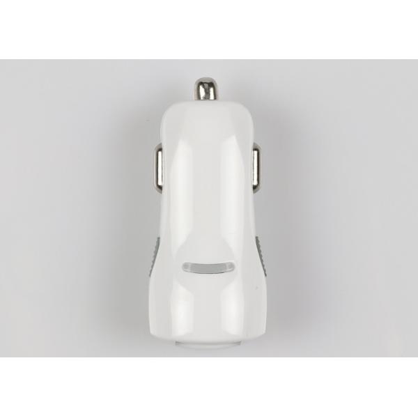 Fast Charging 2.1A Mini Car Charger Adapter With Two Usb Port Over Short Circuit Protection