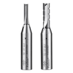 Quality Woodworking Straight Router Bits Three Edged Anti Broken Practical for sale
