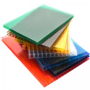 Quality 1 2 1 16 Triple Layer Polycarbonate Sheet Greenhouse Triple Wall Polycarbonate for sale